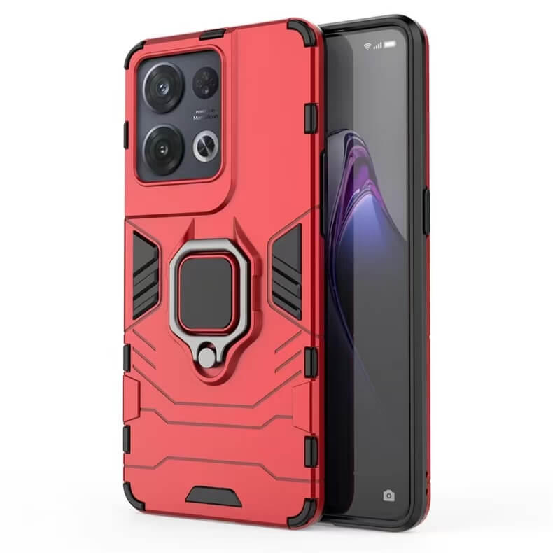 Armor Double Layer Ring Magnetic Kickstand Compatible with Samsung A01 2020 Case