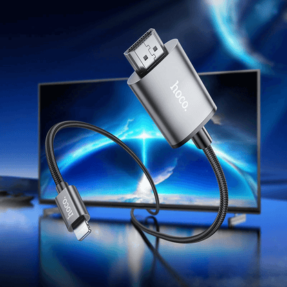 Hoco Lightning to HDMI Cable for Phone to TV 2m UA27