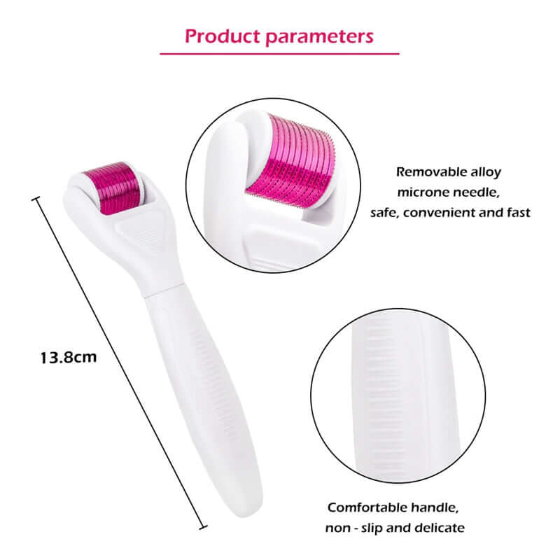 Derma roller for serum use