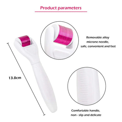 Derma roller for serum use