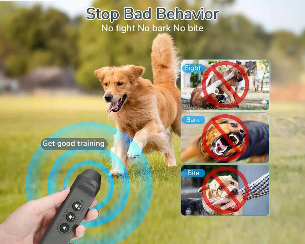 Ultrasonic Dog Bark Deterrent & Repeller