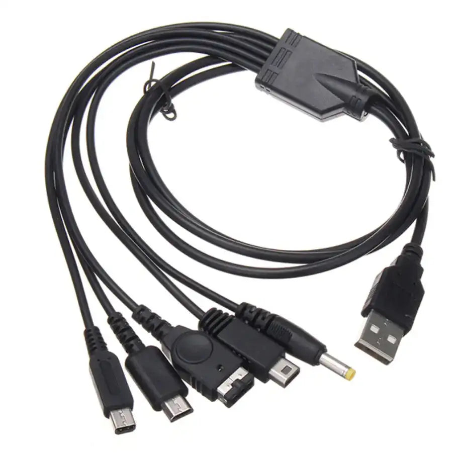 5-in-1 Fast Charging Cable | Multi-Connector USB Cable for Phone & Devices
