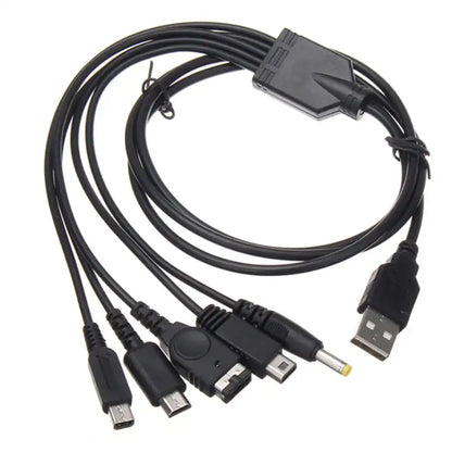 5-in-1 Fast Charging Cable | Multi-Connector USB Cable for Phone & Devices
