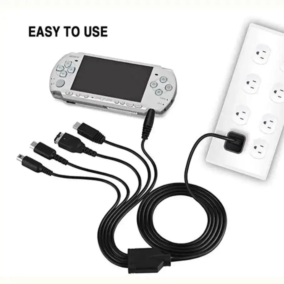 5-in-1 Fast Charging Cable | Multi-Connector USB Cable for Phone & Devices