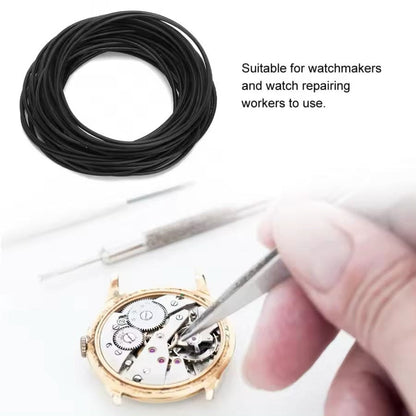 500 Piece Set of Watch O-rings 0.8mm/31-40mm (for waterproof watches)