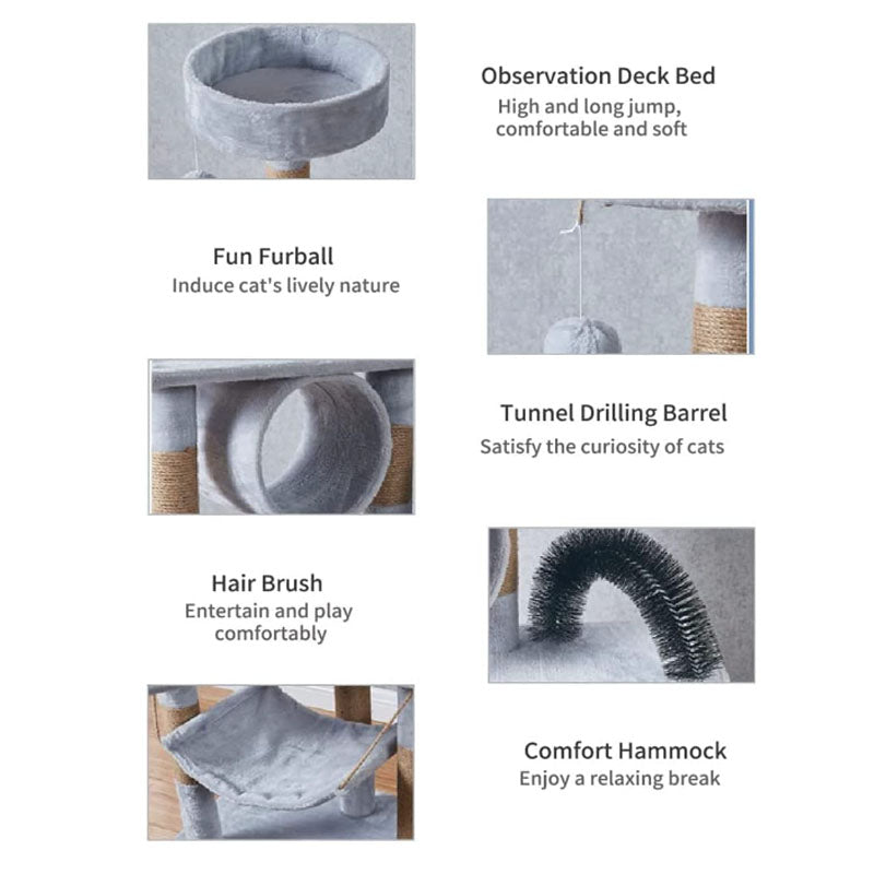 Cat Toys Pet Cat Tower Condo Cat Tower 150 CM Promo