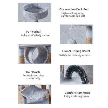 Cat Toys Pet Cat Tower Condo Cat Tower 150 CM Promo