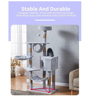 Cat Toys Pet Cat Tower Condo Cat Tower 150 CM Promo