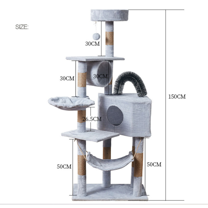 Cat Toys Pet Cat Tower Condo Cat Tower 150 CM Promo