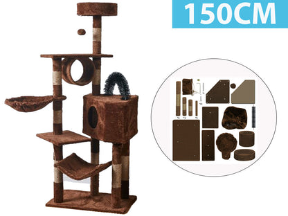 Cat Toys Pet Cat Tower Condo Cat Tower 150 CM Promo