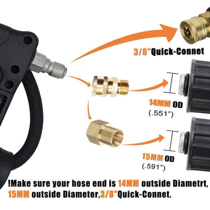 Telescoping Pressure Washer 7.3m Pole with Harness