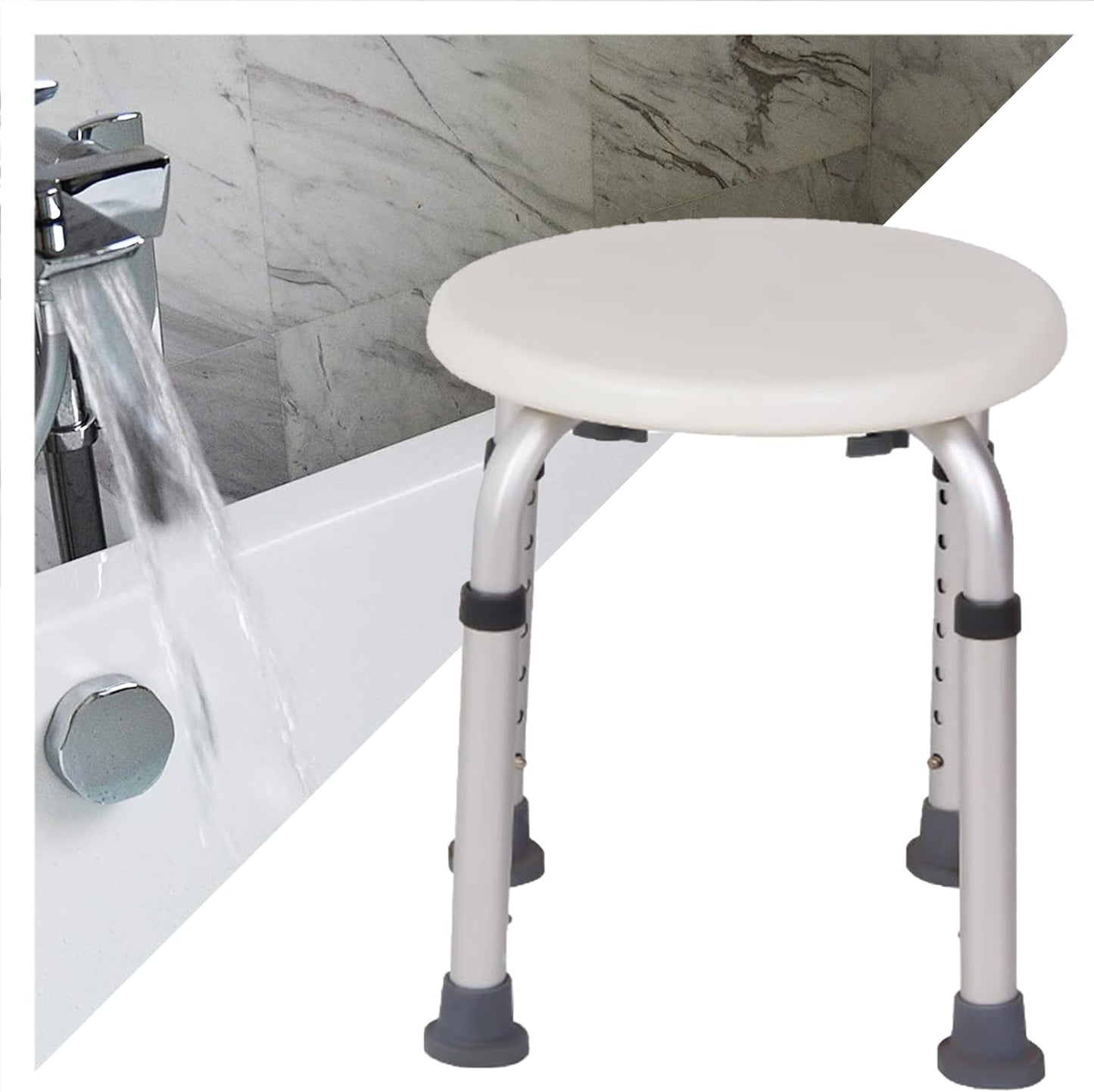 Shower Stool Height Adjustable