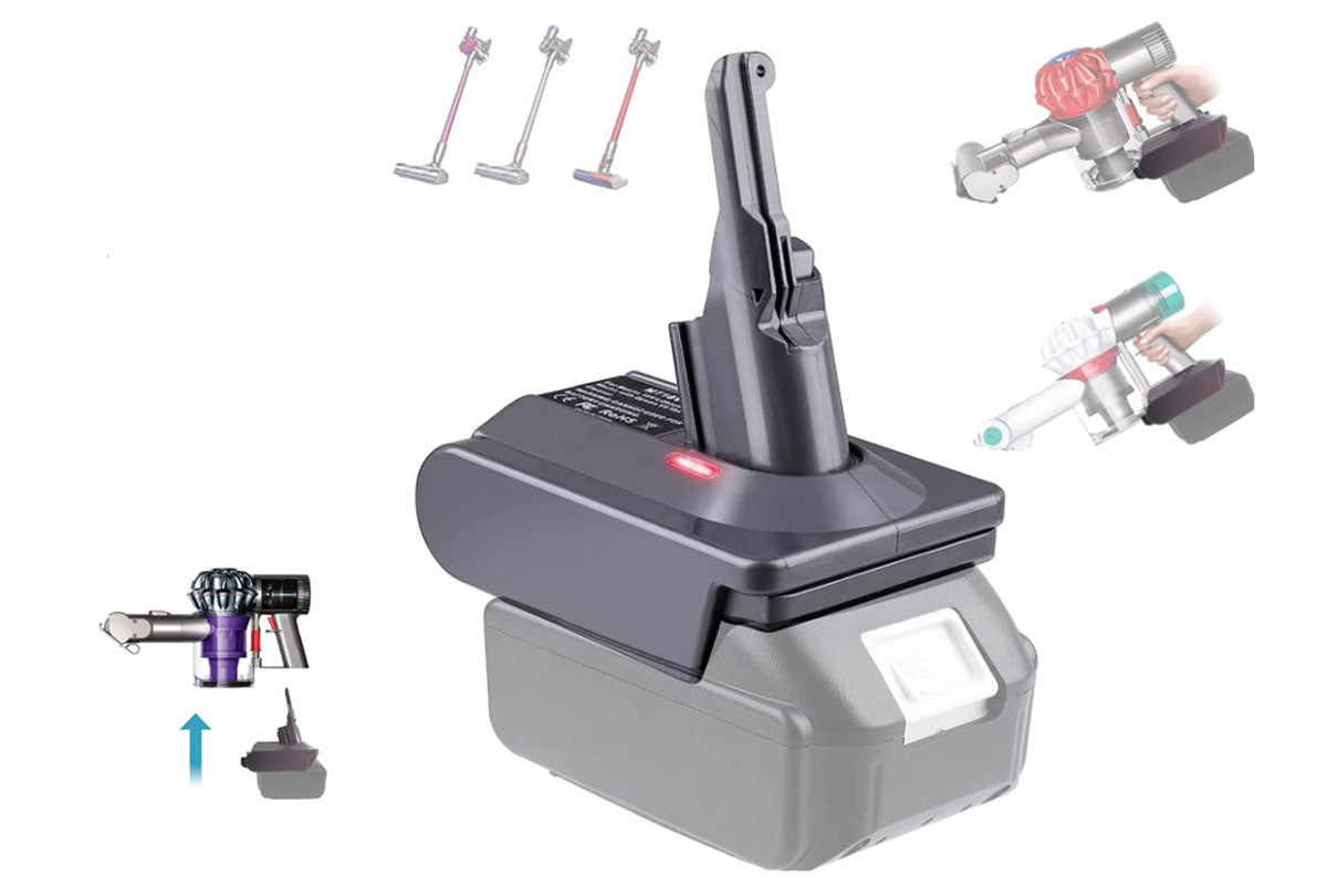 Makita to Dyson Battery Adapter For V7/V8 Series Vacuum Cleaner Adapter Converter