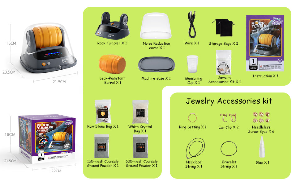 Rock Tumbler Kit