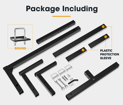 2" Hitch Mount Truck Bed Extender 200KG Load Capacity