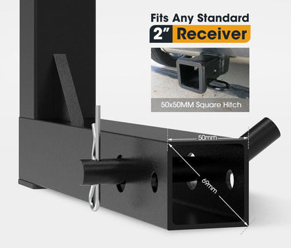2" Hitch Mount Truck Bed Extender 200KG Load Capacity
