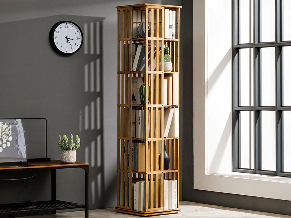 Display Bookshelf Rotable