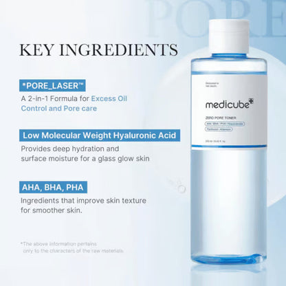 Medicube Zero Pore Toner 250ml