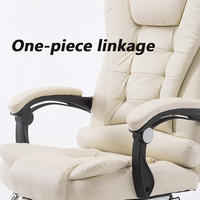 Ergonomic Office Chair with Massager and Footrest Gaming Chair
