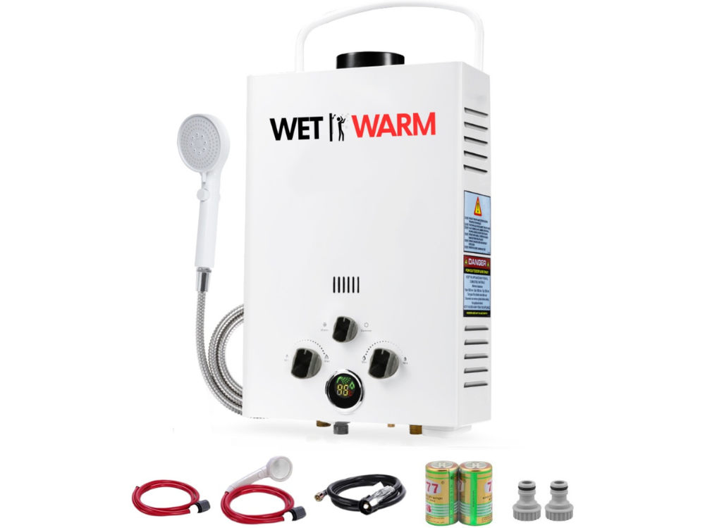 Gas Water Heater 8L + 12V Pump