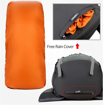 75L Camping & Hiking Backpack – Outdoor Travel Mountaineering Pack with Rain Cover ZYQS11710