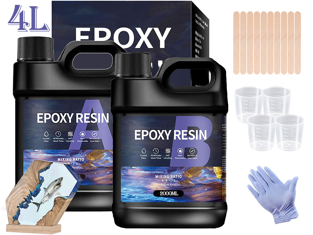 Epoxy Resin 1:1  4 Liter Kit