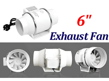Inline Extractor Fan Exhaust Duct 150MM