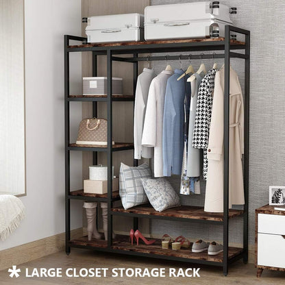 Metal Wardrobe Clothes Rack Clothes Organizer