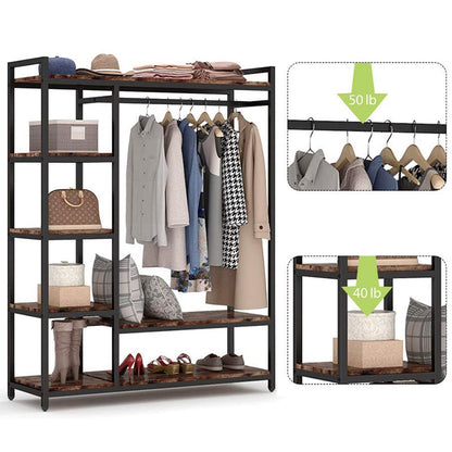 Metal Wardrobe Clothes Rack Clothes Organizer