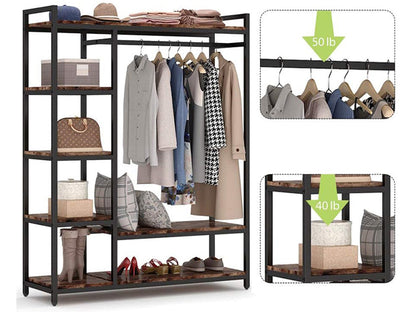 Metal Wardrobe Clothes Rack Clothes Organizer
