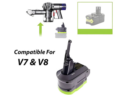 Ryobi to Dyson V7 V8 Battery Adapter