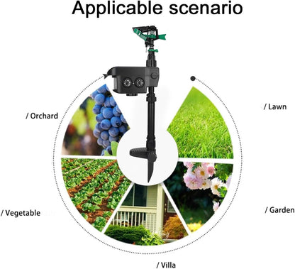 Water Sprinkler Animal Repellent Water Spray Animal Repeller