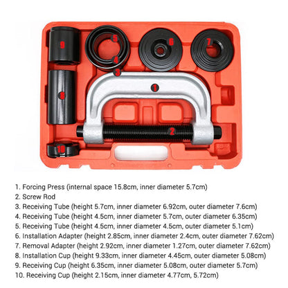 10 PCS Ball Joint Press & U-Joint Removal Tool Kit with Adapters