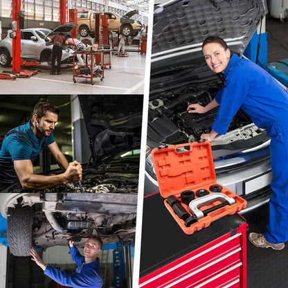 10 PCS Ball Joint Press & U-Joint Removal Tool Kit with Adapters