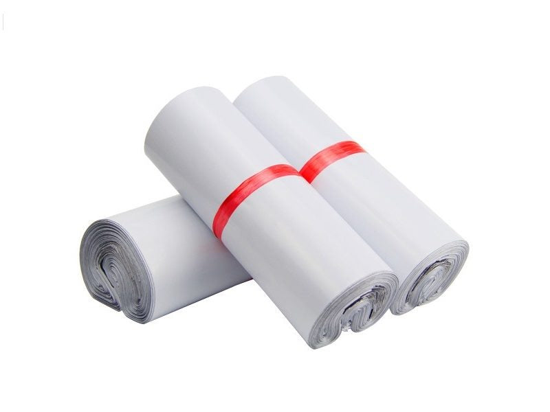 100 X A5 Courier Mailing Bags 200mm x 300mm 50% Recycled Plastic Bags