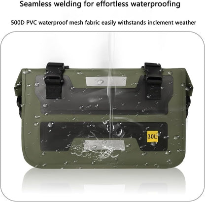 ECOTREK Motorcycle Saddlebags – Double Side Saddle Bag, 60L Waterproof Pannier YJ7303