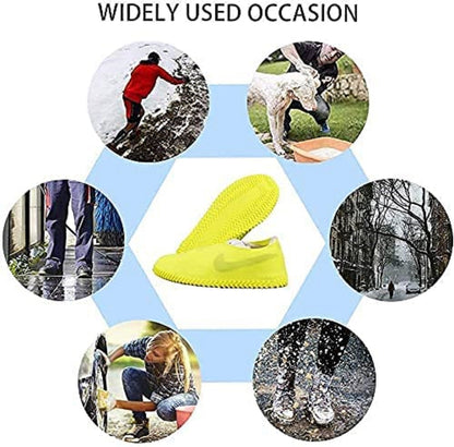 Waterproof Silicone Shoe Covers – Reusable Anti-Slip Rain Boot Protectors (1 Pair)