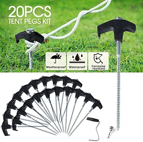 Camping Tent Pegs 20PCS Set