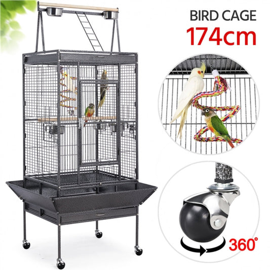 H68.5'' Play Top Parrot Cage