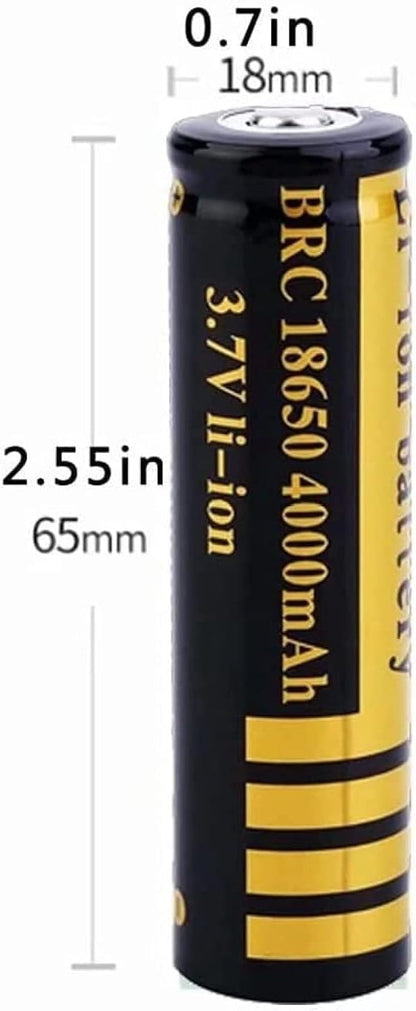 18650 Rechargeable Battery 4PCS