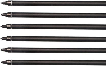 Fiberglass Hunting & Target Archery Arrows (6 Arrows)