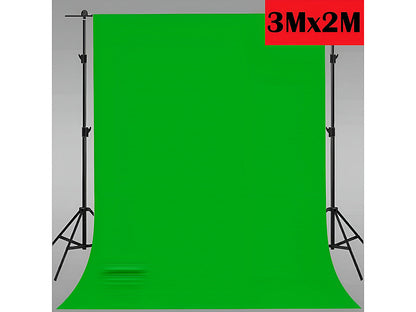 Chromakey Green Screen Backdrop 3mx2m