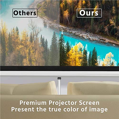Projector Screen with Stand 100"
