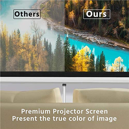 Projector Screen with Stand 100"