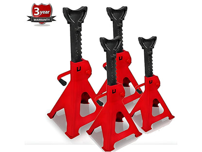 Axle Stand Pair Steel Jack Auto Stands, 3 Ton Capacity