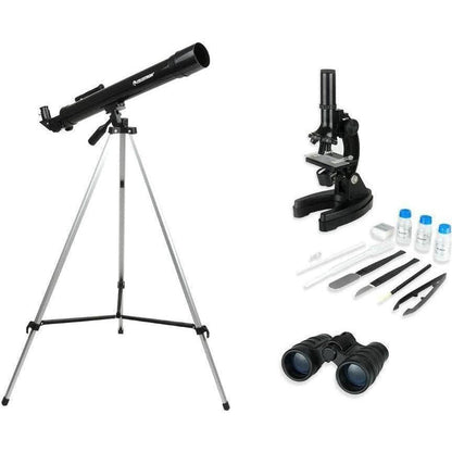 Celestron Binoculars/Microscope/Telescope Science Kit