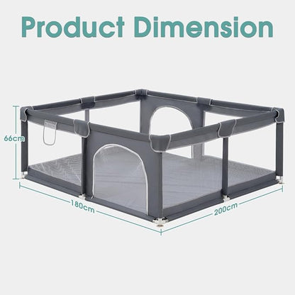 Playpen Play Fence Play Gym Mat 180 x 200cm