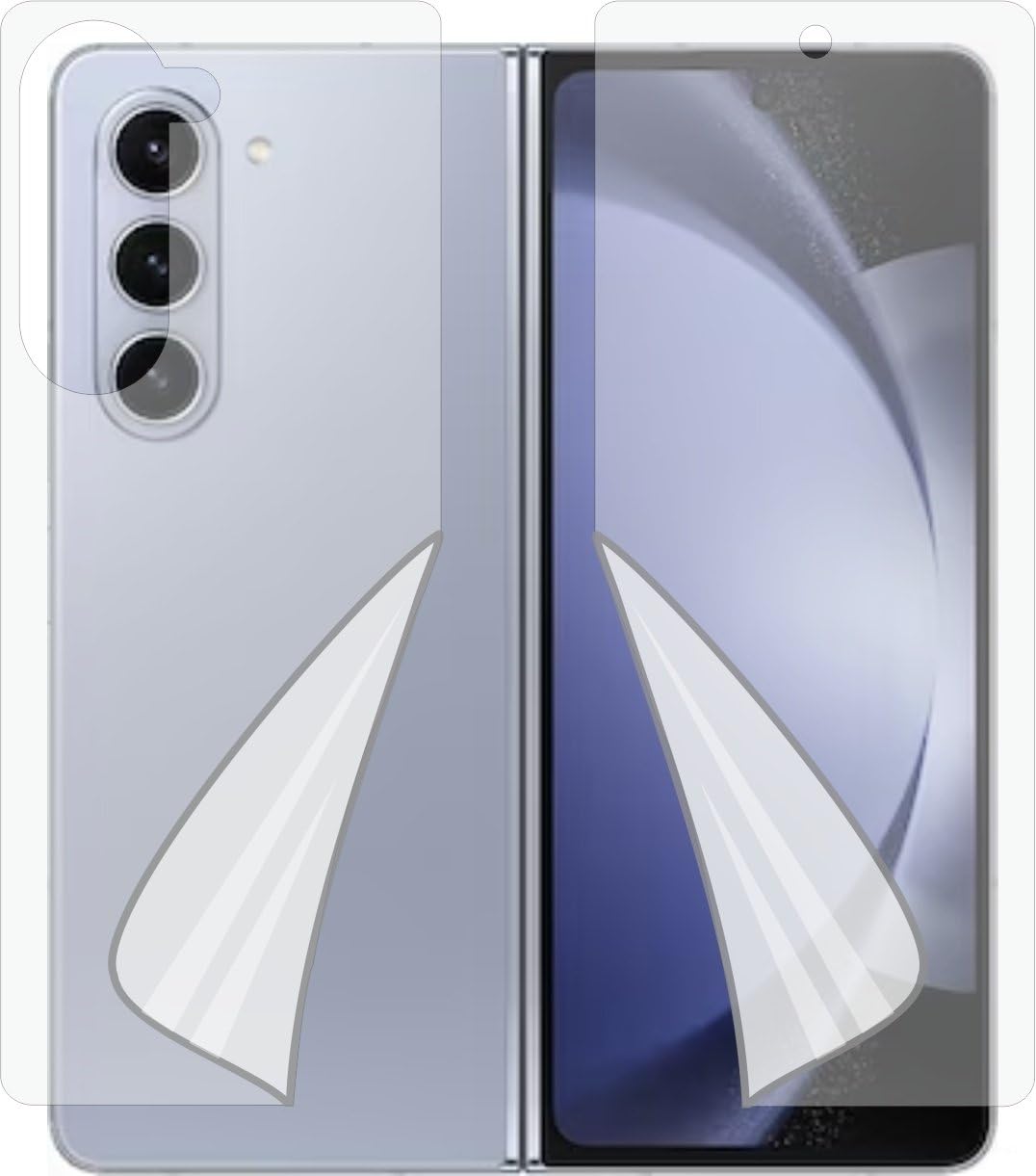 Back Hydrogel Protector for Samsung Galaxy Z Fold5 (Pack of 2)