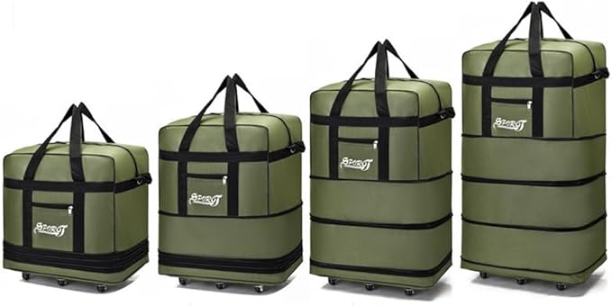 Expandable Extra-Large Travel Duffel Bag with Wheels – Waterproof & Lightweight (6 Wheels) BGMF7155