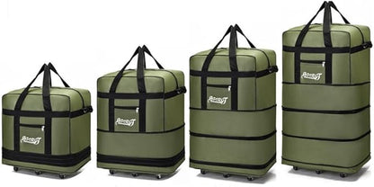 Expandable Extra-Large Travel Duffel Bag with Wheels – Waterproof & Lightweight (6 Wheels) BGMF7155